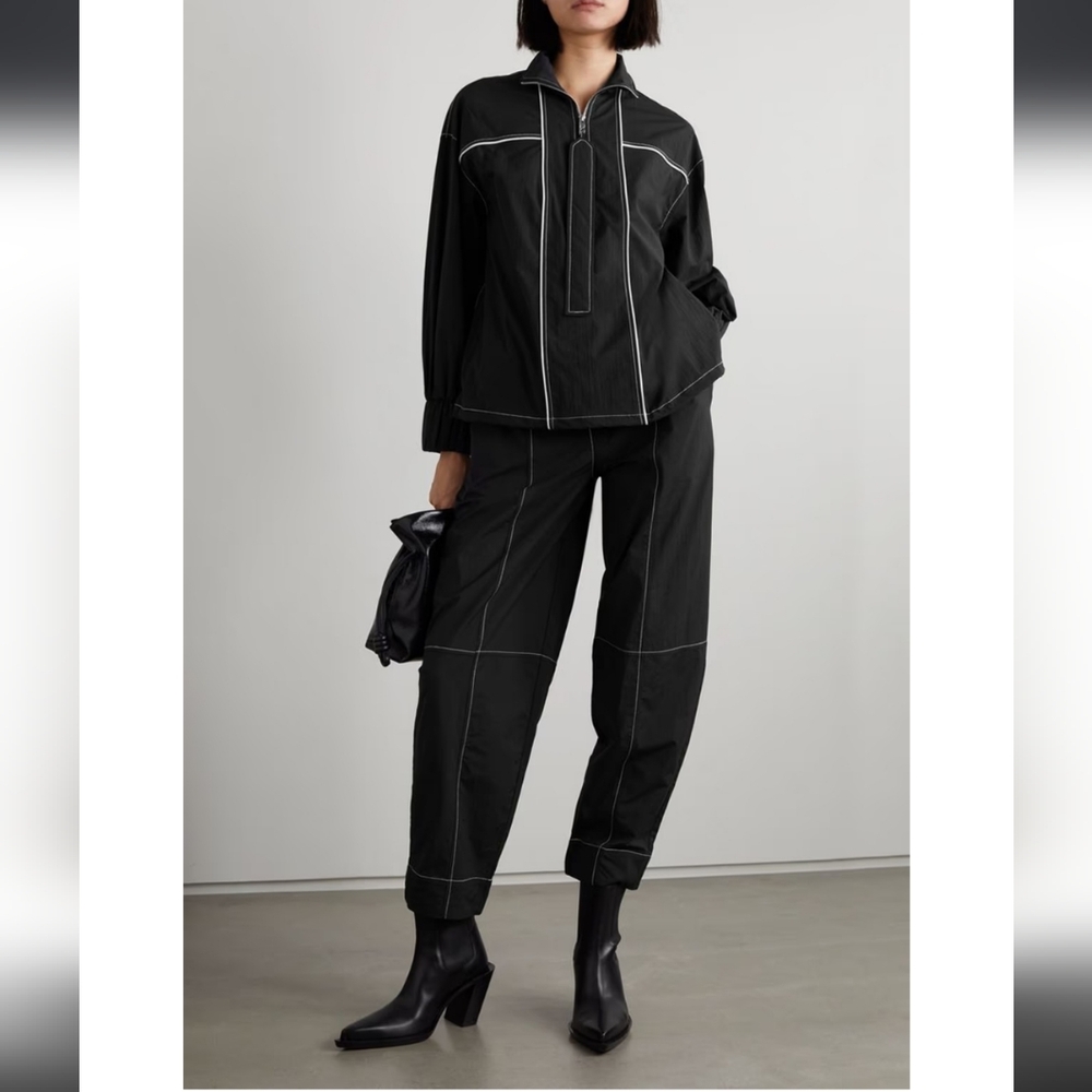 Ganni Elasticated Curve Pants NWT Size 42